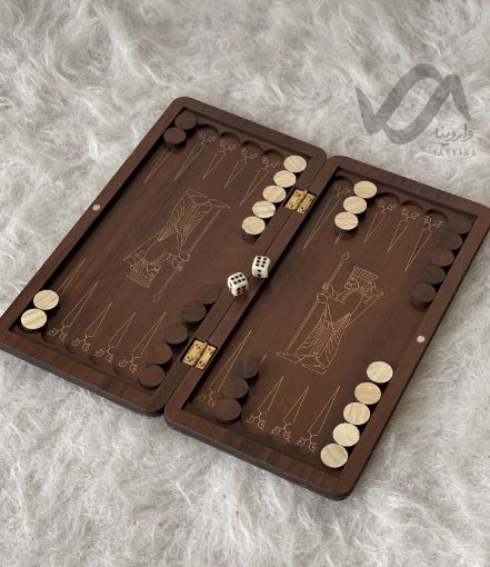 تصویر  تخته نرد شطرنج سایز ۲۴*۲۴