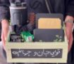 تصویر  باکس هدیه دخترانه تم سبزمشکی
